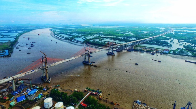 Cầu Bạch Đằng nối Hải Phòng với Quảng Ninh
